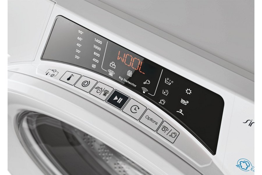 Mașină de spălat rufe cu uscător Candy ROW41494DWMCT-S, 14 + 9 kg, 1400 RPM, Clasa A / A, Wi-Fi